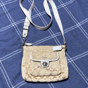 Coach Beige Crossbody Bag